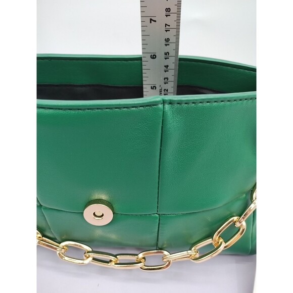 Urban expressions handbag crossbody Green Botton Up Sz Small Claudine Purse New - Picture 13 of 16